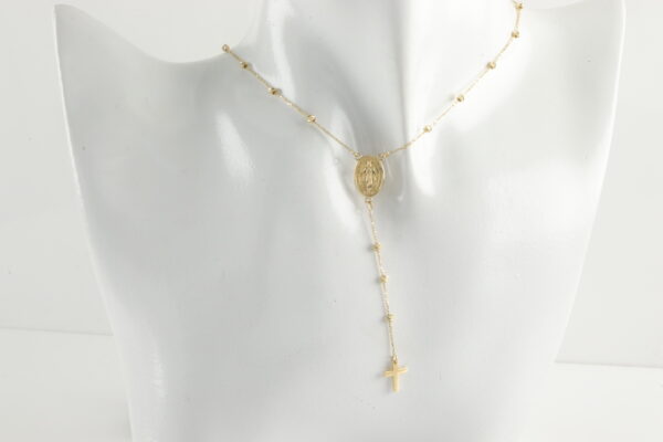 Collier auch als kleiner Rosenkranz in Gelbgold – Bild 6