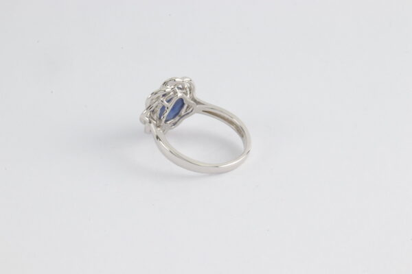 Ring in Sterlingsilber rhodiniert mit Kyanit – Bild 3