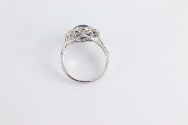Ring in Sterlingsilber rhodiniert mit Kyanit – Bild 4