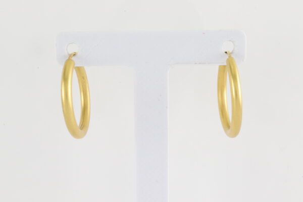 Creolen in Gelbgold – Bild 5