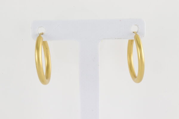 Creolen in Gelbgold – Bild 6