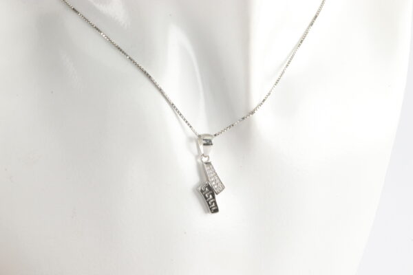 feines Schmuckset in Sterlingsilber rhodiniert – Bild 6