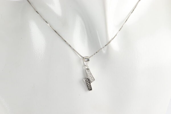 feines Schmuckset in Sterlingsilber rhodiniert – Bild 7