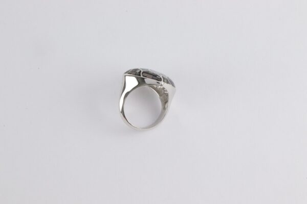 Ring in Sterlingsilber mit Pauamuschelbild – Bild 4