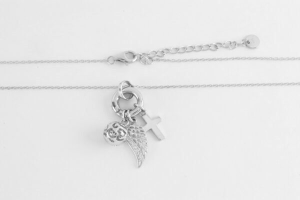super schönes Collier in Sterlingsilber mit Zirkonia – Bild 5