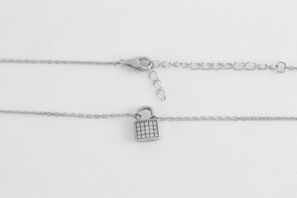 Collier in Sterlingsilber  mit Zirkonia – Bild 2