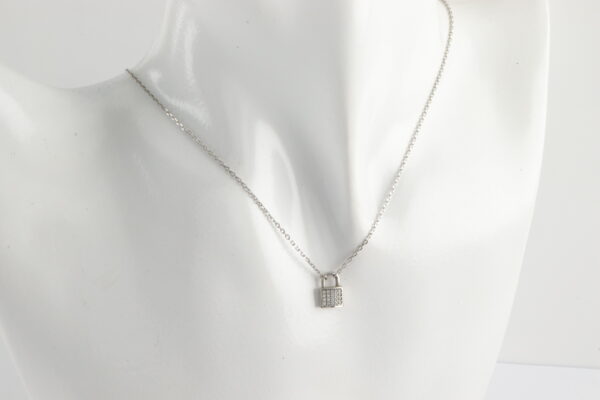 Collier in Sterlingsilber  mit Zirkonia