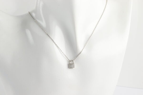 Collier in Sterlingsilber  mit Zirkonia – Bild 5