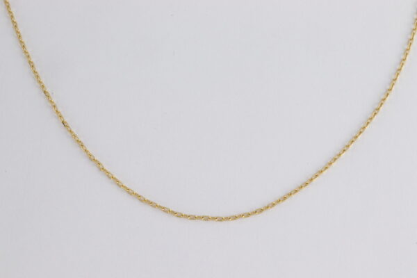 sehr feine Kette in Gelbgold – Bild 2