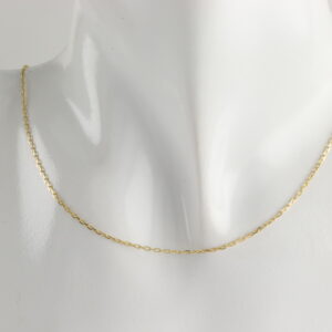 sehr feine Kette in Gelbgold
