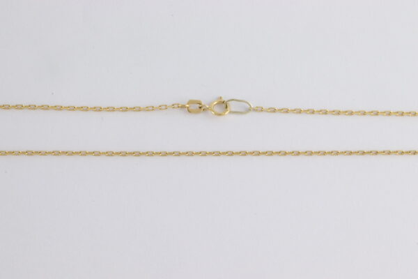 sehr feine Kette in Gelbgold – Bild 4
