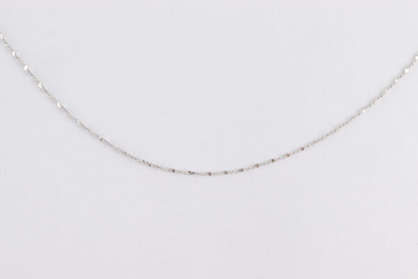 feine Kette in Weißgold – Bild 4