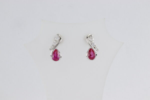 feines Schmuckset in Sterlingsilber mit echten Steinen – Bild 2