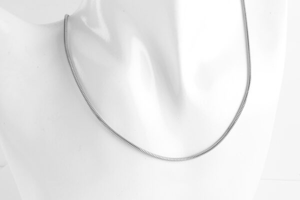 leichte Schlangenkette  in Sterlingsilber – Bild 4