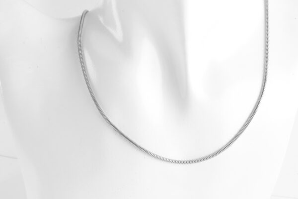 leichte Schlangenkette  in Sterlingsilber – Bild 5