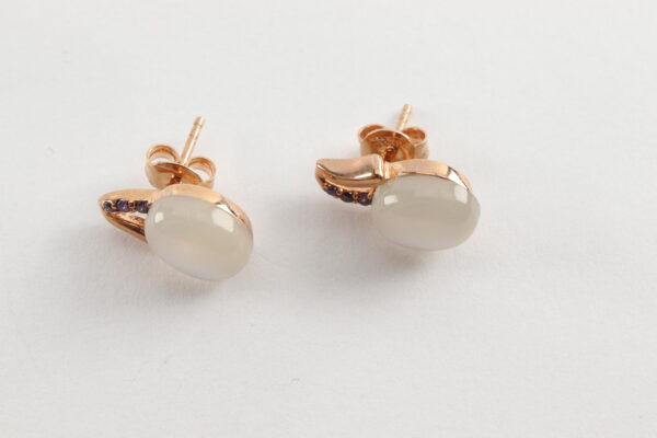 feines Collier in Sterlingsilber rhodiniert
