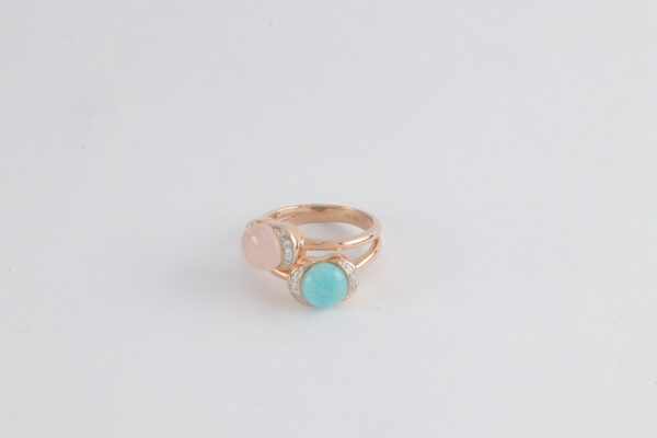 feiner Ring in Sterlingsilber vergoldet – Bild 6