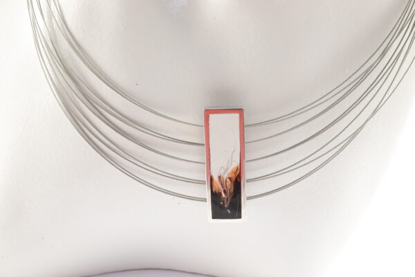 Collier in Sterlingsilber und Edelstahl – Bild 4