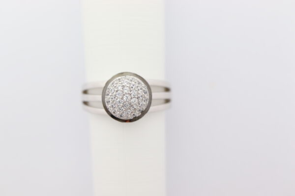 sehr schöner Ring in Sterlingsilber mit Zirkonia – Bild 2