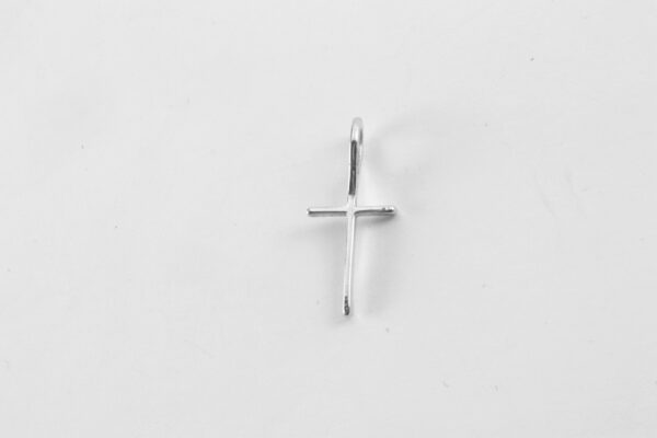 feines, einfaches Kreuz in Sterlingsilber – Bild 4